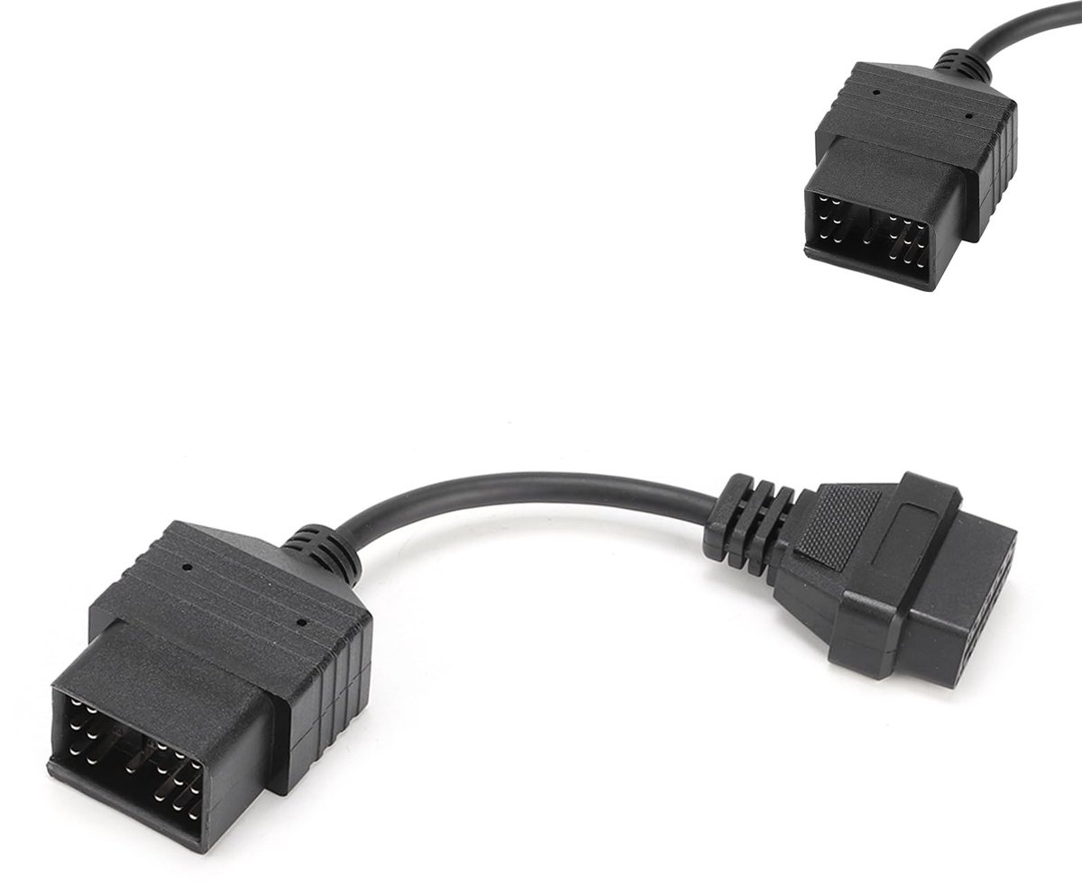 Smoakez - Diagnostische connector - OBD2-diagnosekabeladapter - 17-pins naar 16-pins - Geschikt voor Toyota - 100% Nieuw - Kleur zoals afgebeeld