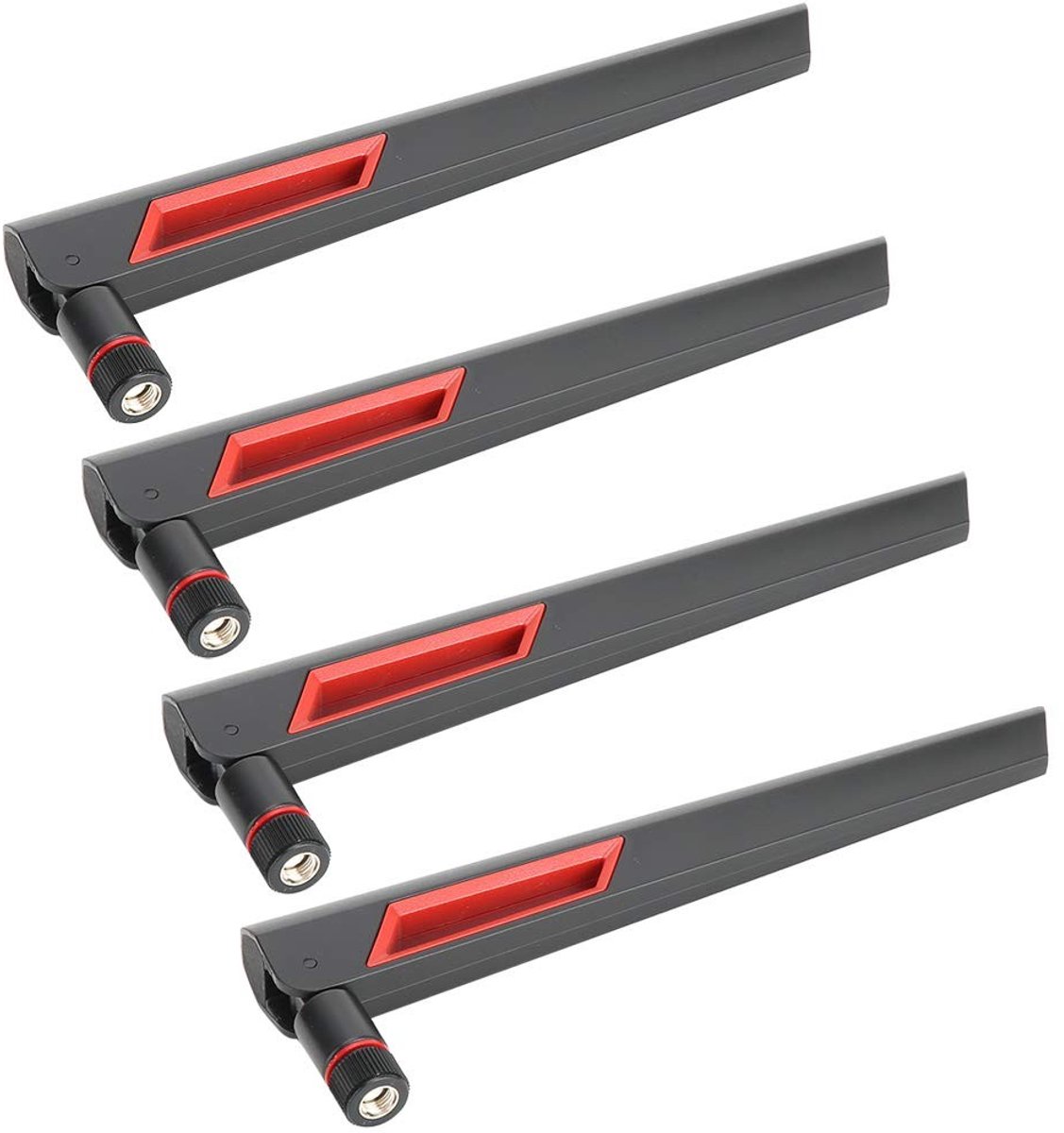 Vlemico - Omnidirectionele Wifi Antenne - Verbeterde Signaalsterkte - 4 Stuks - Geschikt voor Diverse Routers - Betrouwbare Wifi Verbinding - Verst...