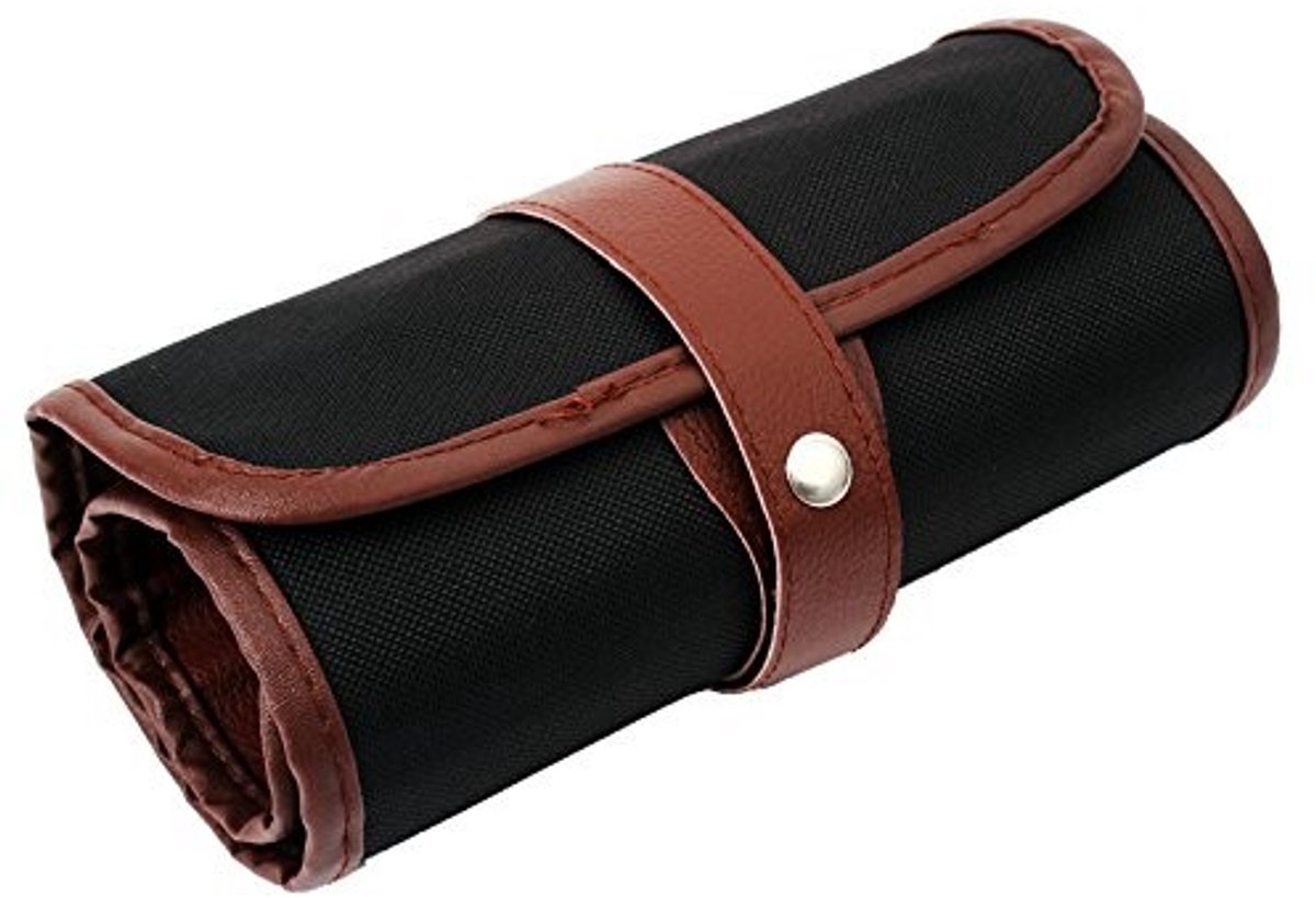 Roll Up Pennenhouder met 36/48/72 Slots - Canvas Schrijfgerei Organizer voor Kunstenaars