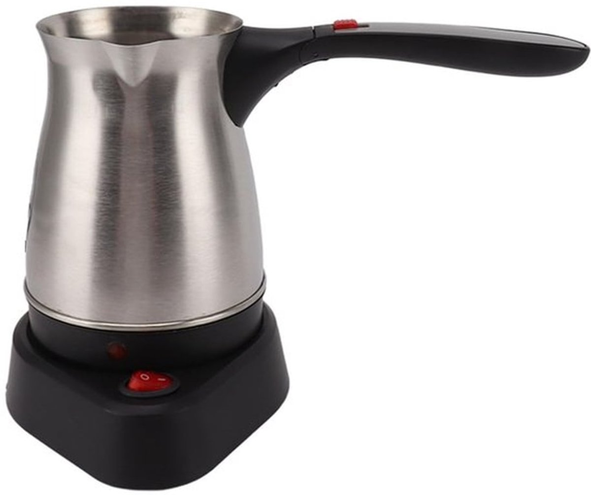 Turkse Koffiepot 600W, Elektrische Koffiemaker met Dubbel Beschermingssysteem Vouwbare Handgreep voor Koffiezetten