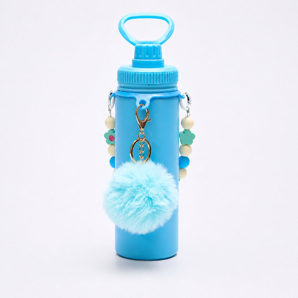 Thermofles Kind Blauw – Lekvrij – Dubbelwandige Drinkfles – Warm & Koud – Met Handvat