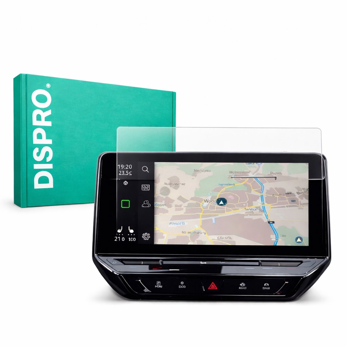 DISPRO Screenprotector Volkswagen ID.3 / ID.4 / ID.5 12 inch – Matte Anti‑Fingerprint