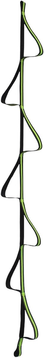 Klimtouwladder - Klimhulp Bootladder - Buiten Klimmen - Reflecterende Strips - 7 Treden - Groen