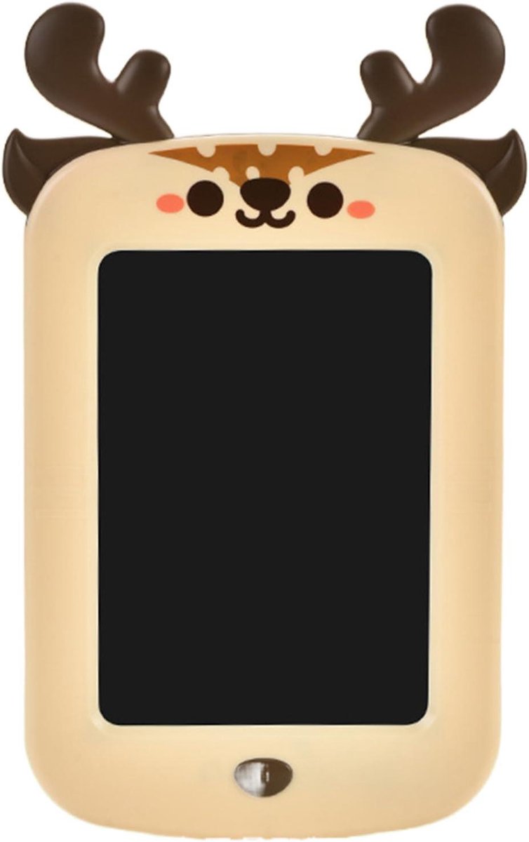Tekentablet voor kinderen - Schrijftablet LCD - Creatief bezig zijn - Vlekwerend scherm - 216 cm - Bruin