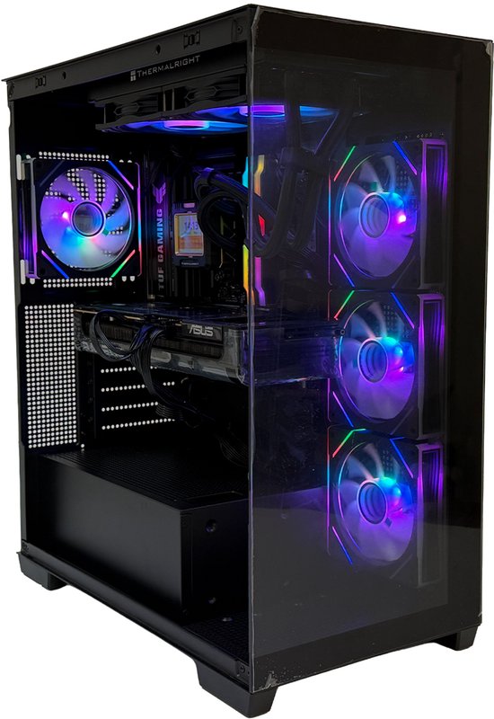 AMD Ryzen 7 9700X Gaming PC met ASUS Radeon RX 9070 XT 16GB, 32GB DDR5 RAM, 1TB NVMe SSD, waterkoeling