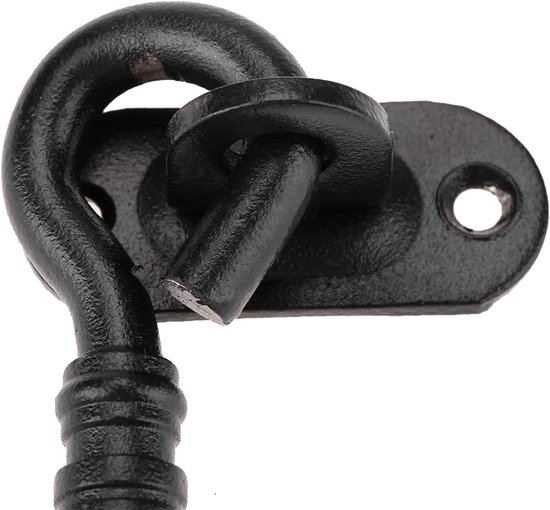 Dailygoods- Schuifhaak 11 cm - Deurslot - Vergrendeling - RVS - Antiroest - Eenvoudige installatie - Traditioneel ontwerp van Dailygoods — afbeelding 3