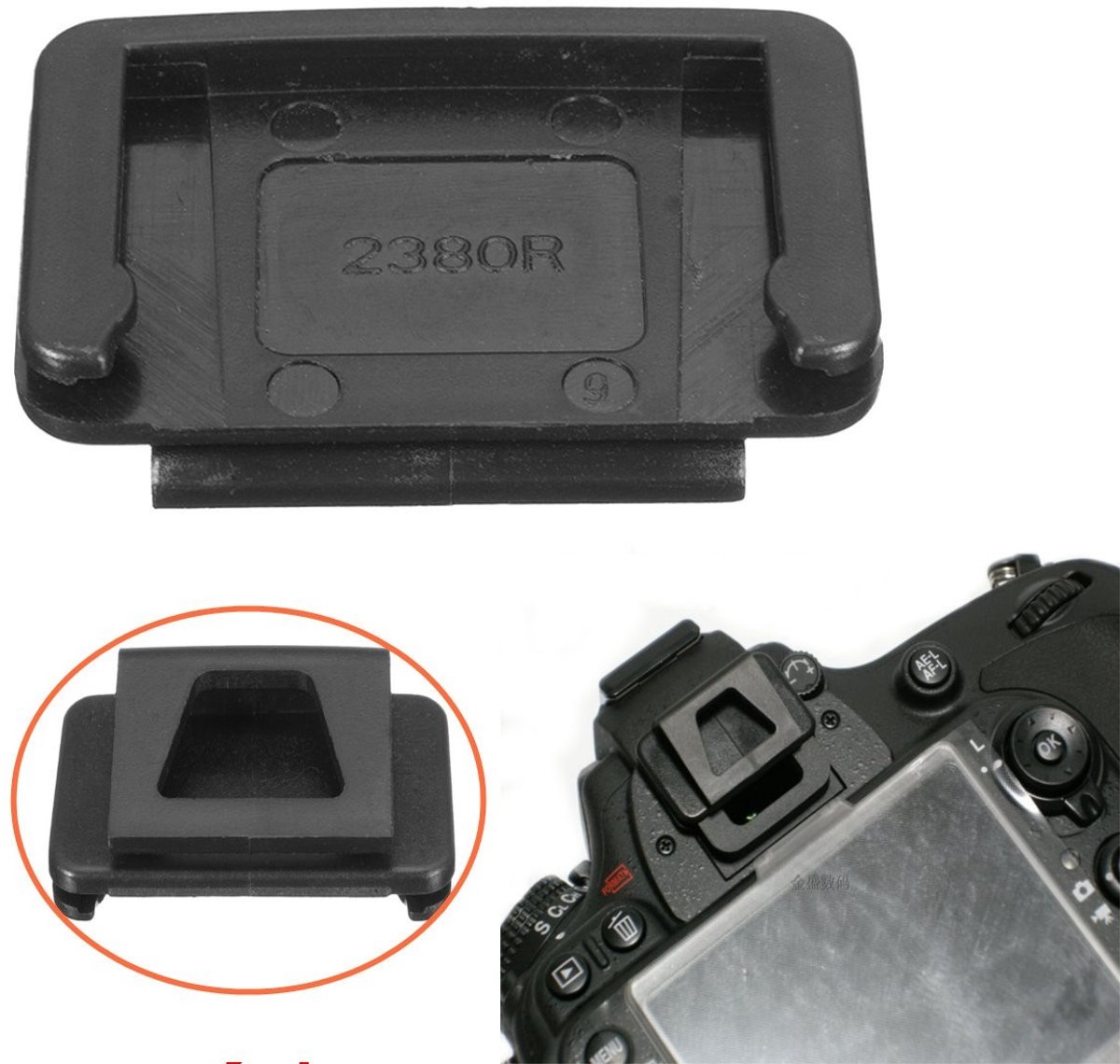 Dailygoody - Eyepiece Cap - Camera Accessoire - Beschermt de zoeker