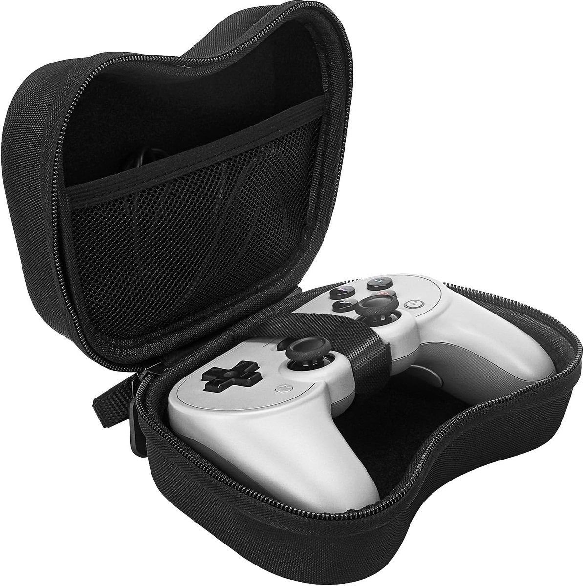Livia home - Hard Travel Controller Case - Beschermende Opbergtas - Zwart - Voor 8BitDo Pro 2 en Ultimate Bluetooth - Draadloze Controller - Gaming Ac