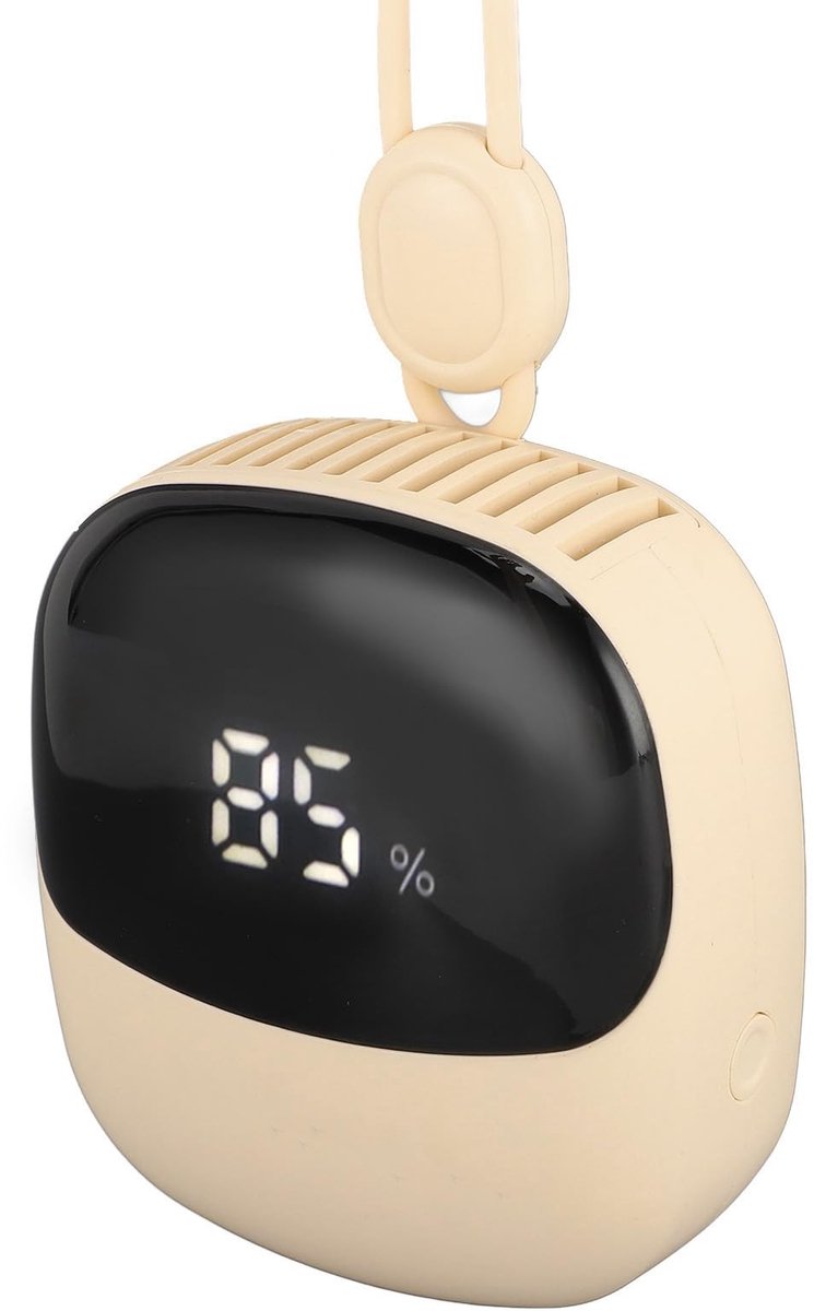 Livia home - Draagbare USB-nekventilator - Koelventilator - Oplaadbaar en handsfree - Perfect voor reizen en outdoor gebruik - Stil en comfort...