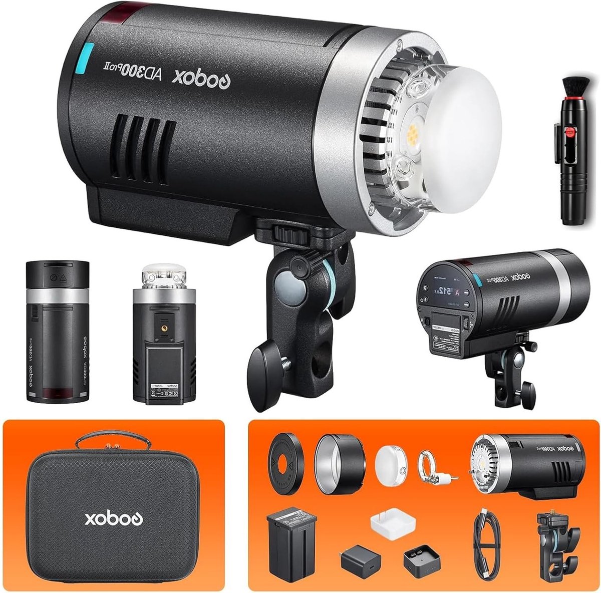 Krachtige All-in-One Outdoor Flitser voor Professionele Fotografie en Avontuurlijke Opnames