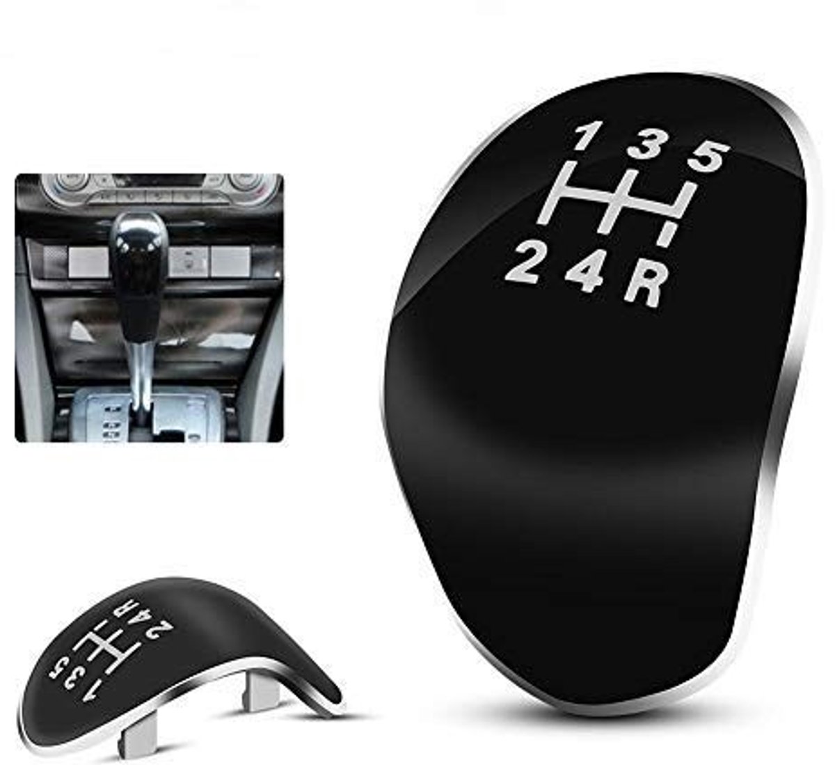 5 Speed Smooth Surface Shift Knob Cover Durable for Fiesta Focus AT02026