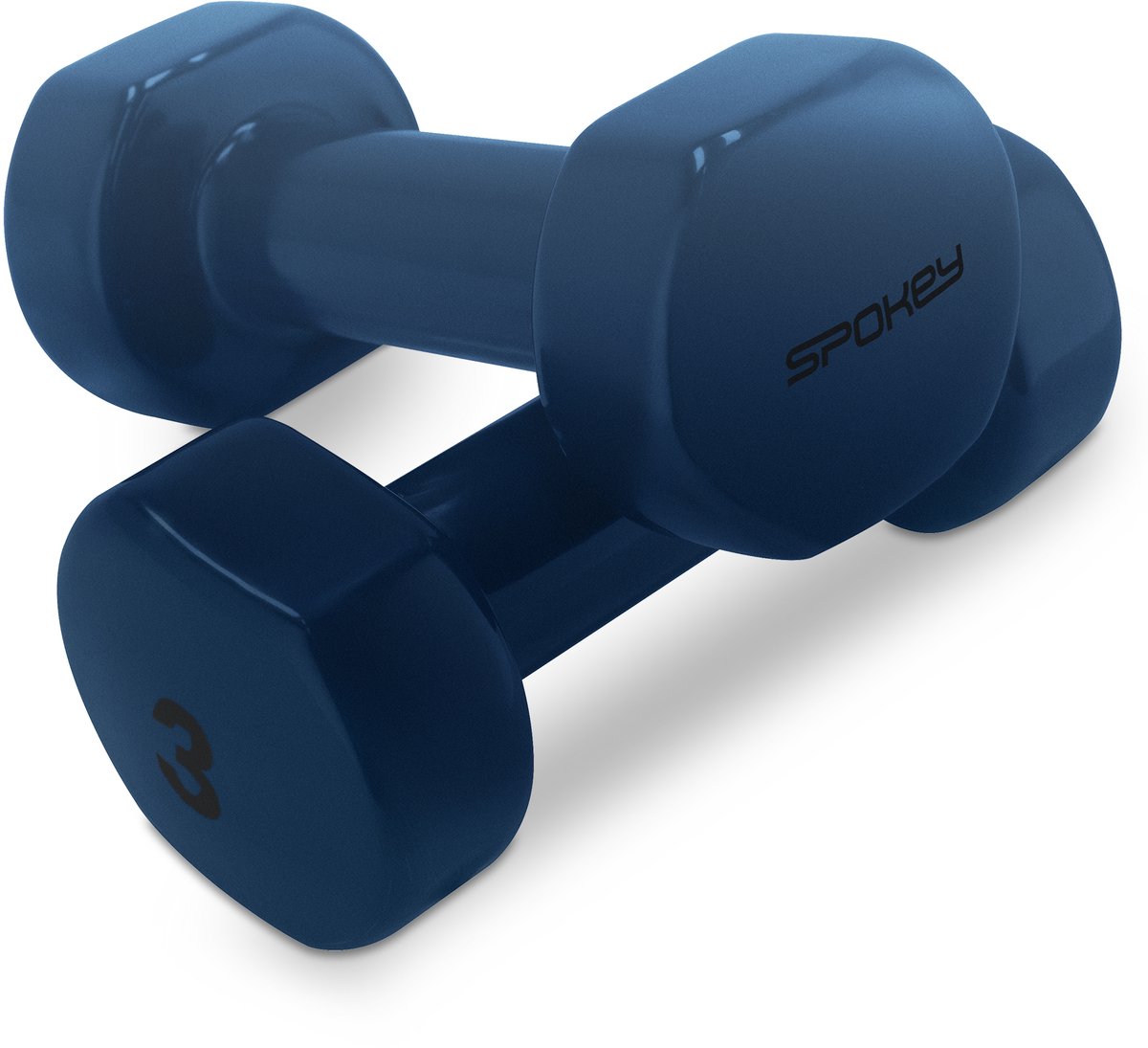 Spokey SHAPE Dumbbells - Blauw - 2 x 3 kg