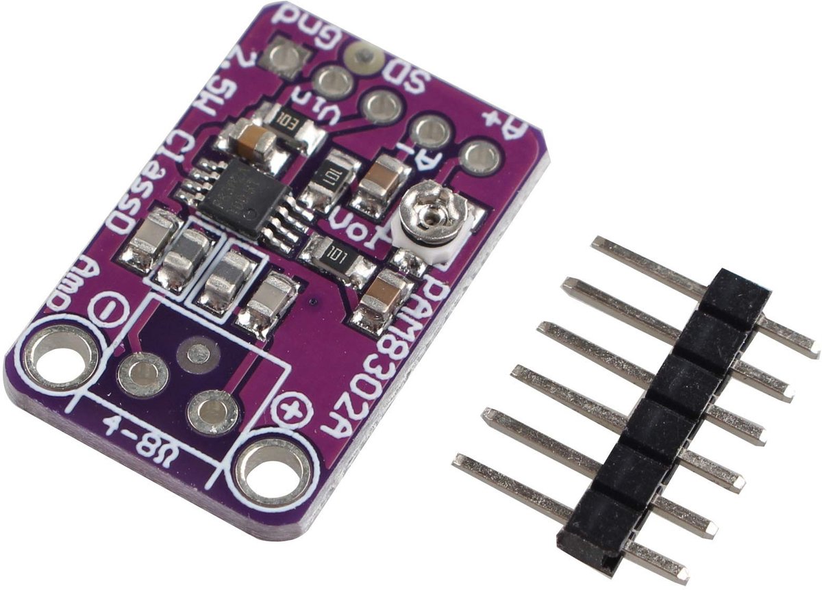 PAM8302 2.5W Mono Class D Audio Versterker Module - Ideaal voor Draagbare Projecten