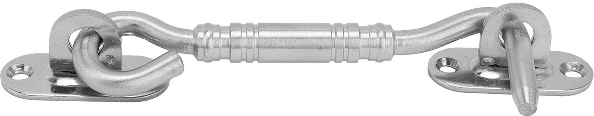 Vlemico - Schuurdeurslot - Roestvrijstalen Poortgrendel - Zwaar Uitgevoerd - 12 x 4 x 2 cm - Geschikt voor Schuifdeur - Veiligheid en stabiliteit