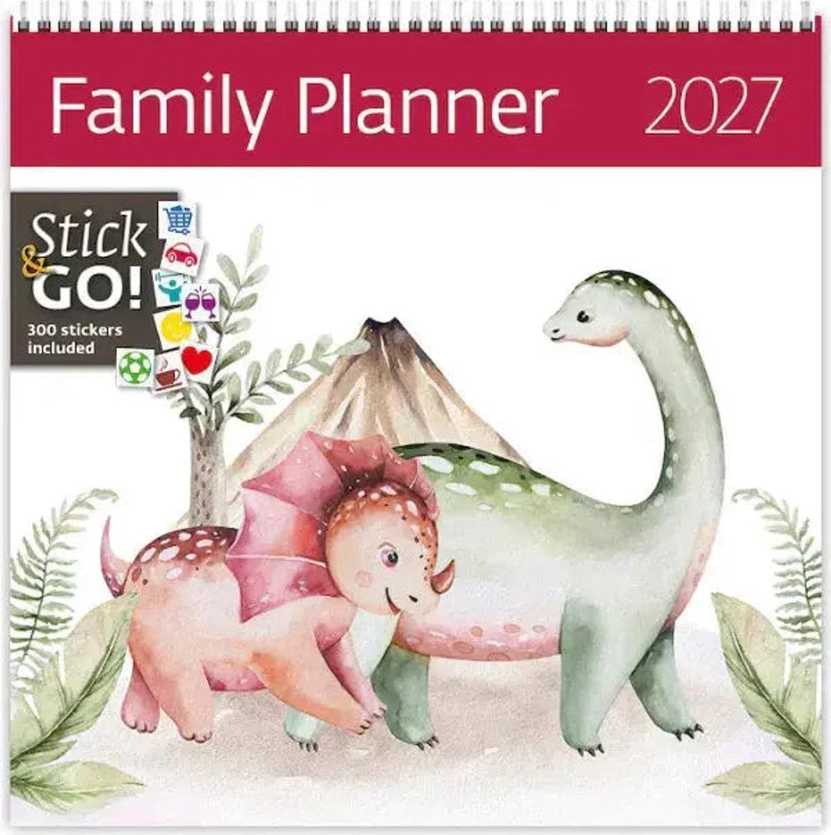 Familieplanner 2027 voor 5 personen