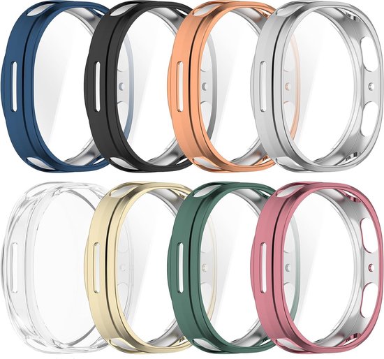 Beschermende TPU Hoes met Schermbeschermer voor Galaxy Watch 8 44mm/40mm - Stijlvolle Gouden Covers en Accessoires