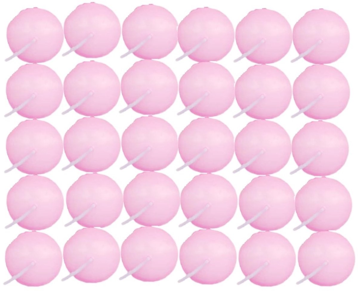 By shayne - Zwevende kaarsen - Vlamloze sfeerverlichting - Roze - Drijvende theelichtjes - Perfect voor feesten en bruiloften