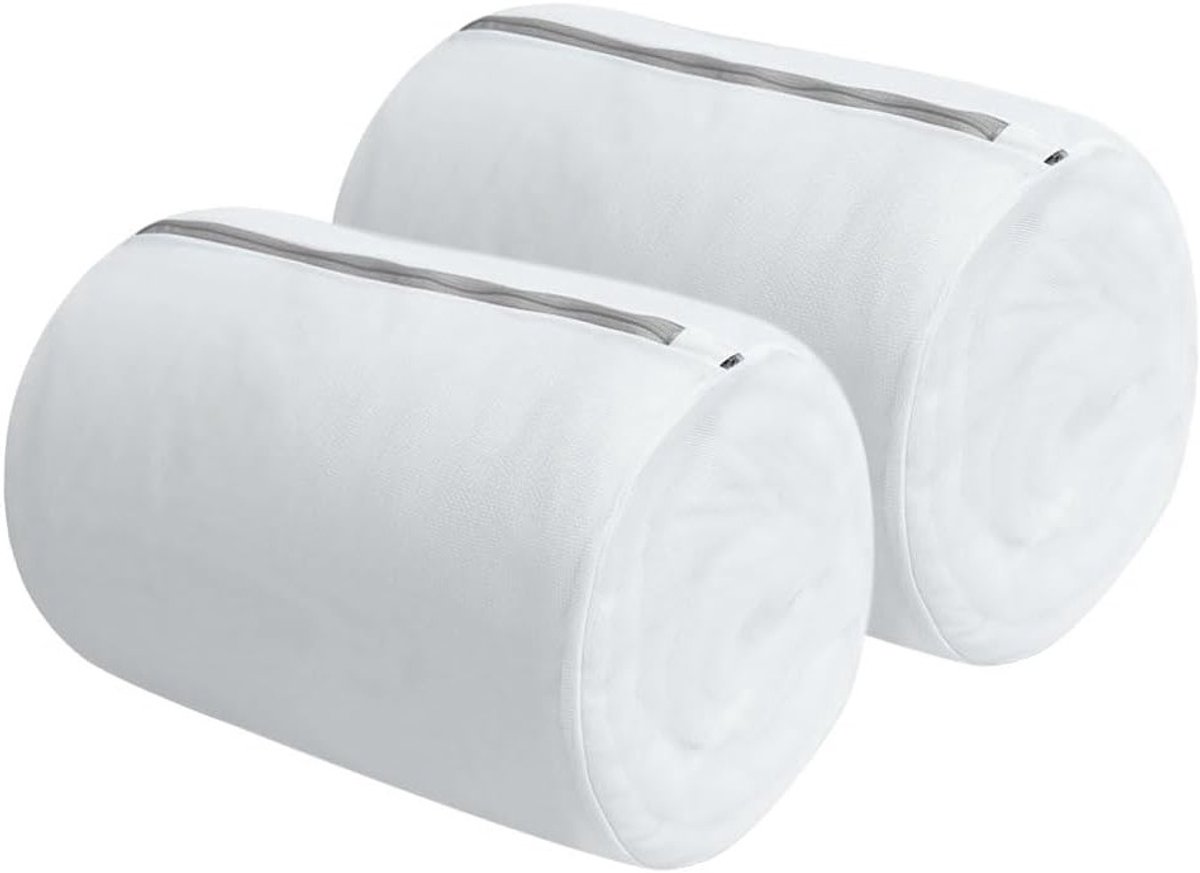 Set van 2 Mesh Waszakken met Rits voor Kleding, Ondergoed en Bh's - Ideaal voor Wassen en Beschermen van Delicate Stoffen