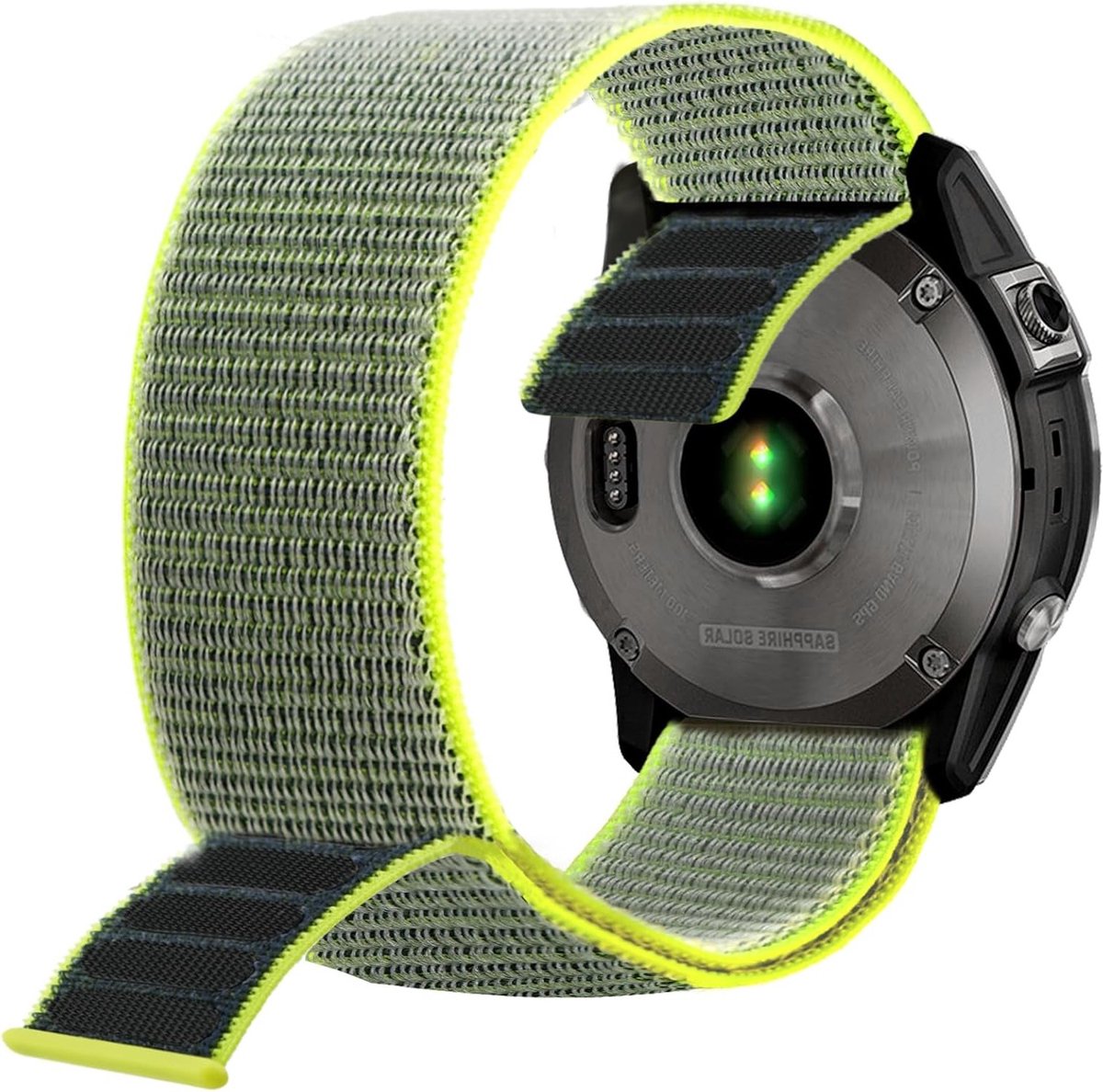 26mm Nylon Horlogeband voor Garmin Fenix 8, Epix Pro en Fenix 7X - Ultra Licht, Sneldrogend en Wasbaar, Geschikt voor Enduro en Instinct 3