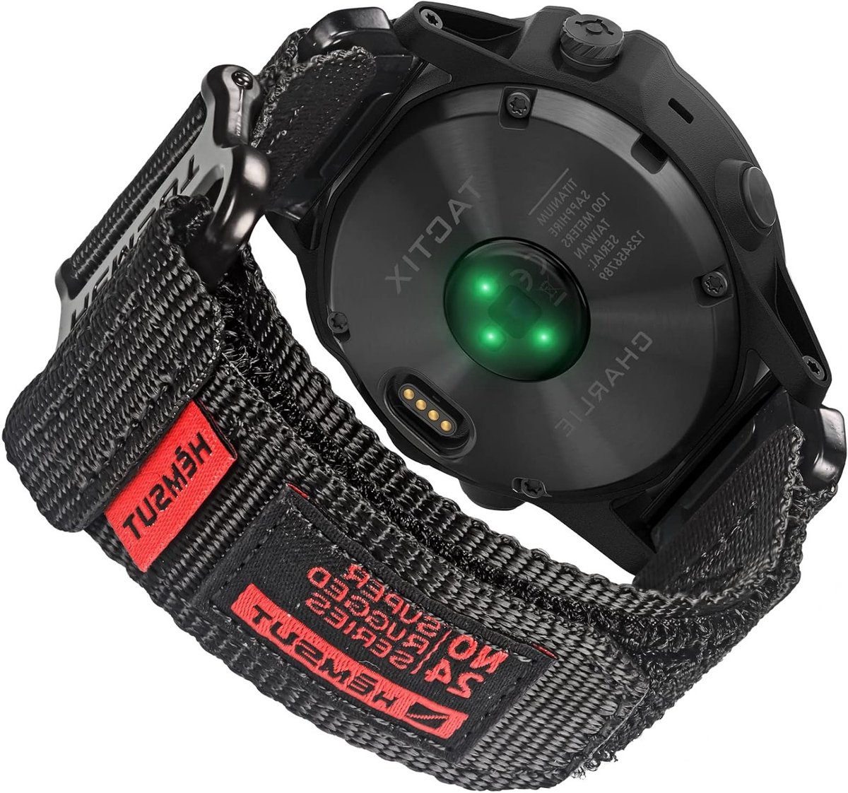 Duurzaam Nylon Horlogebandje Geschikt voor Garmin fēnix, Forerunner en MARQ | Sterke Vervangband voor Sportieve Mannen en Vrouwen