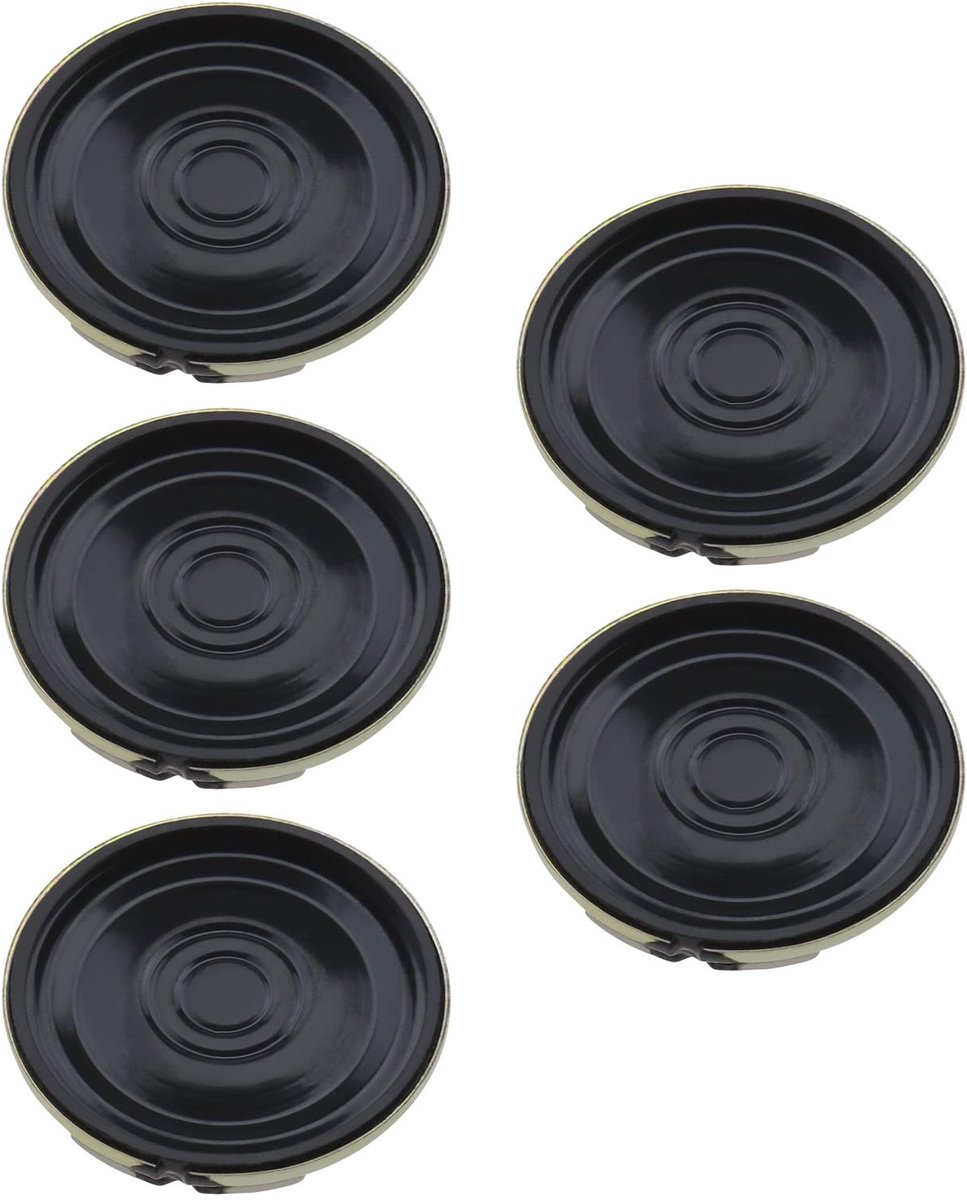 Smoakez Binnenluidspreker Vervangingsset 23 mm Compatibel met Game Boy 5 stuks