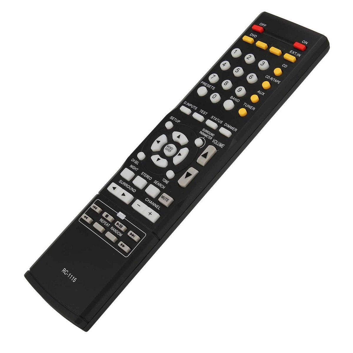 Dailygoods - 390 Afstandsbediening - Vervanging voor 591 - Eenvoudig in gebruik - Geschikt voor AV-ontvangers - Betrouwbare bediening - Ideaal...