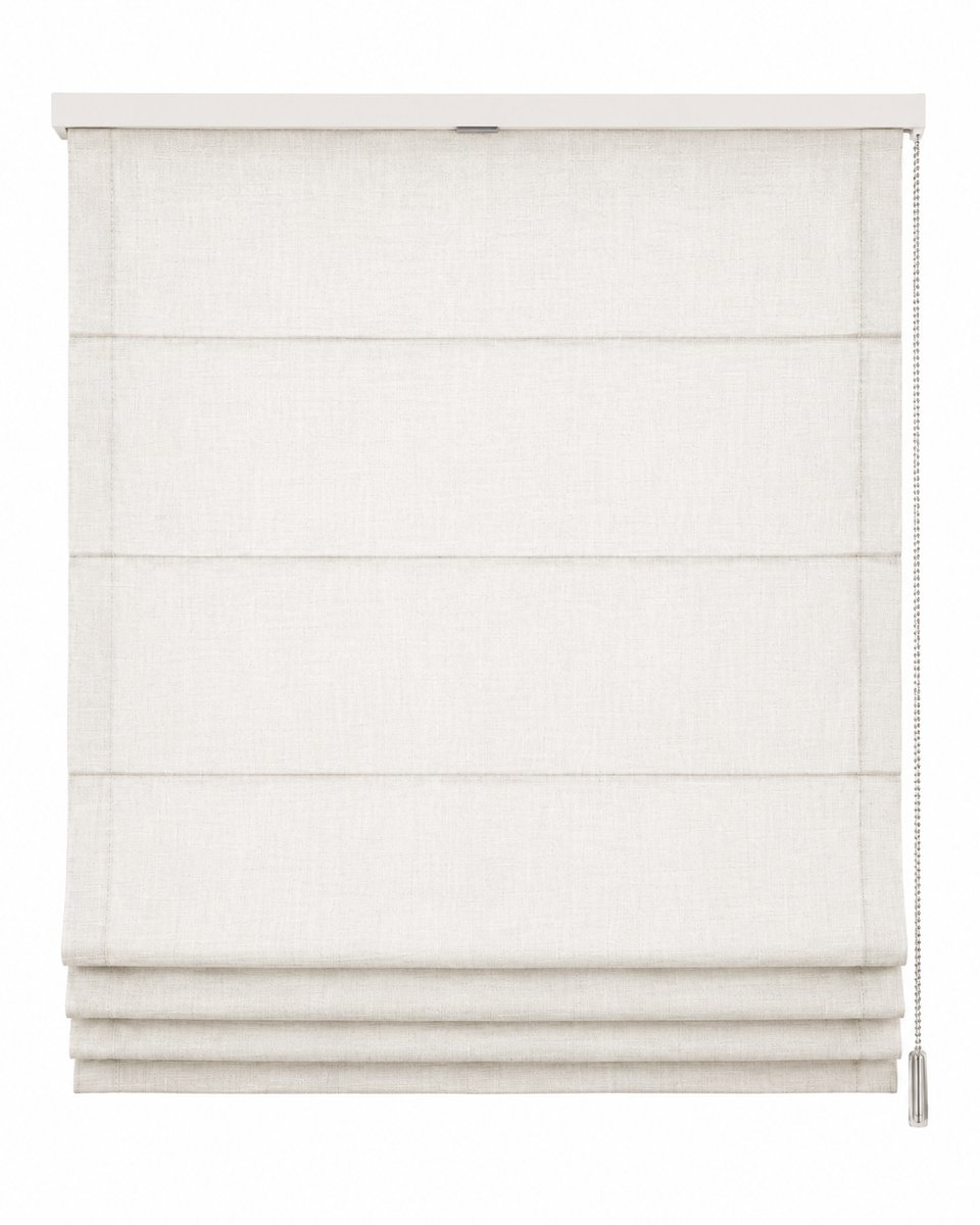 Vouwgordijn Ostria Store Bateau Occultant Ecru 60x180 cm – Verduisterend Vouwgordijn – Beige Raamdecoratie