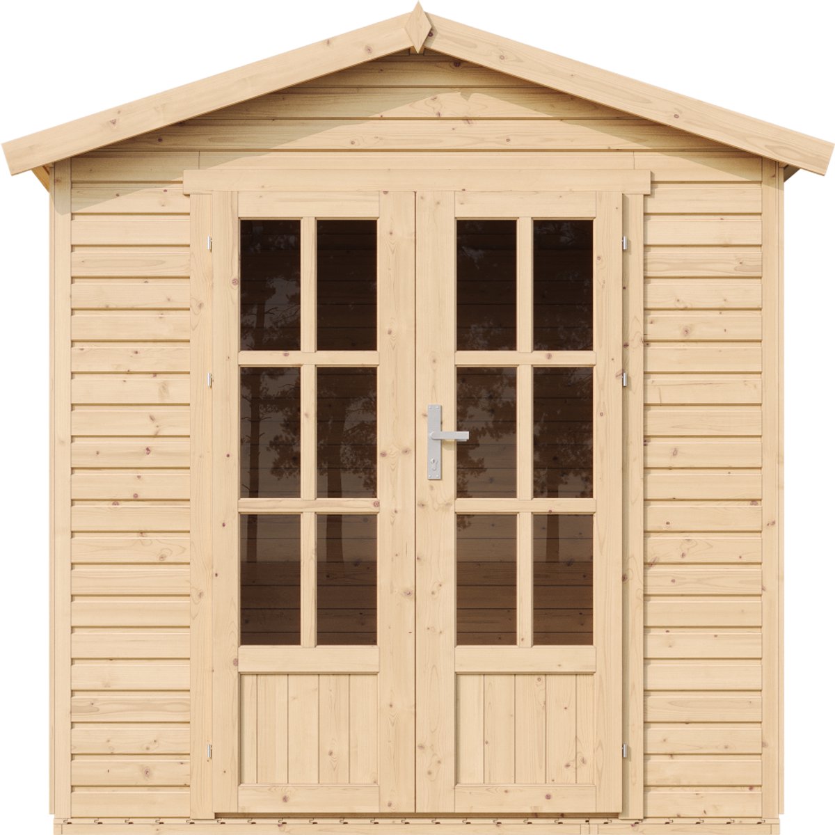 Timbela M351FB - Houten tuinkantoor - 4,08 m² - 222x233xH233 cm - met vloer