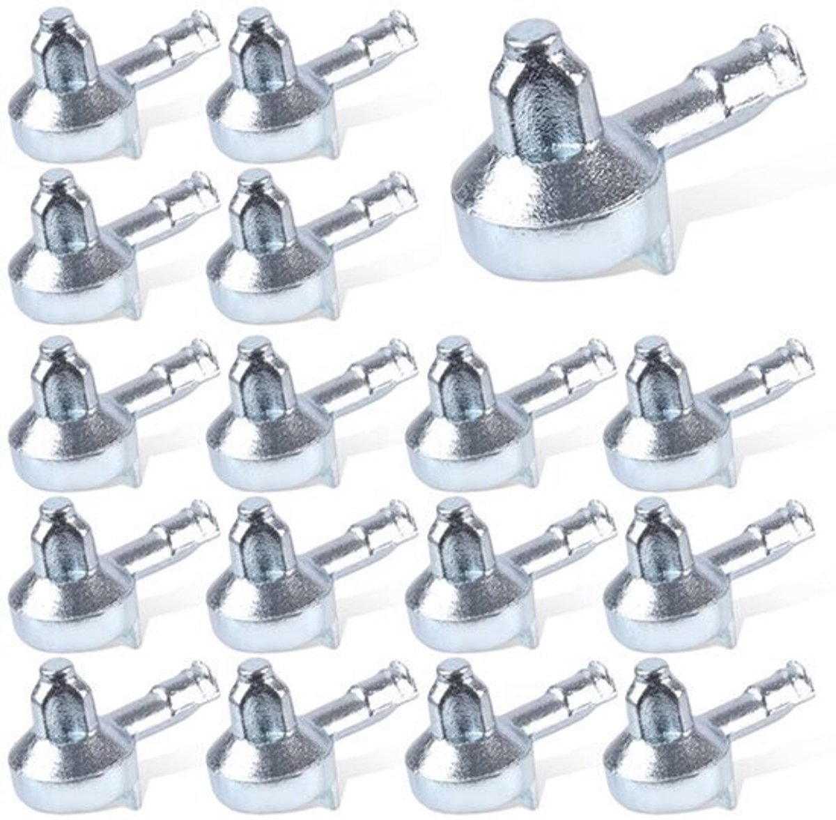 16 Stuks Shelf Support Pens - Zink Legering - Voor Billy Boekenplank
