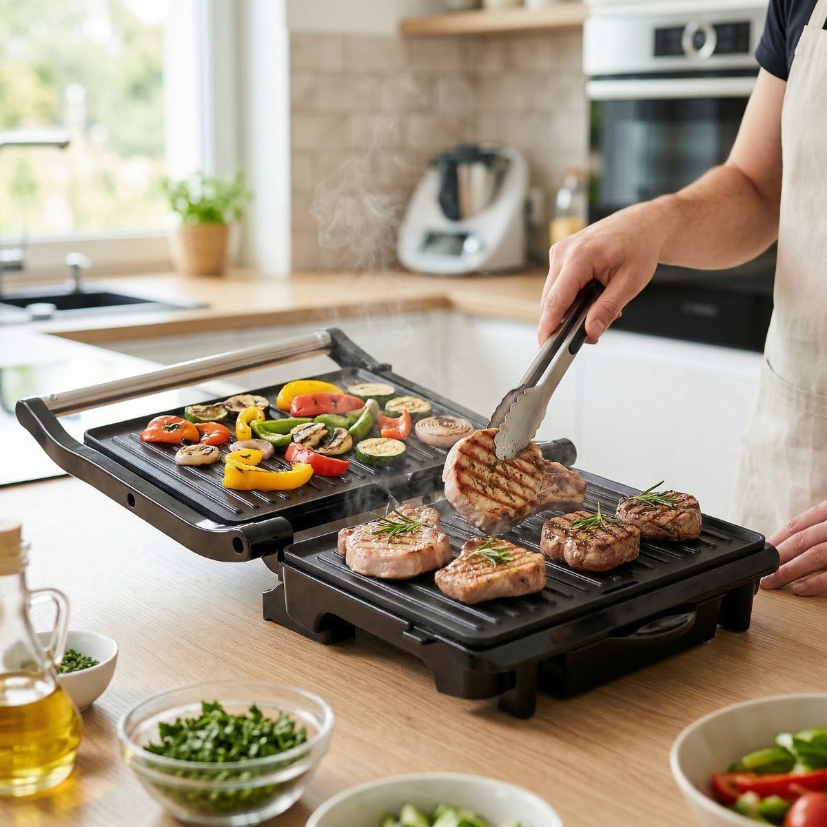 Camry CR 3044 Panini Grill contactgrill 2100W thumbnail 5