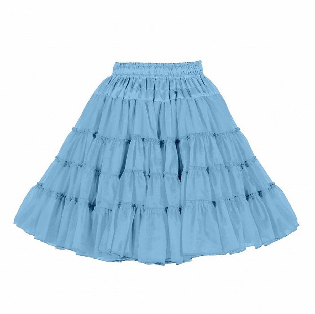 Thetru Collection Petticoat/Onderrok/Tutu Deluxe - Babyblauw - 3-laags
