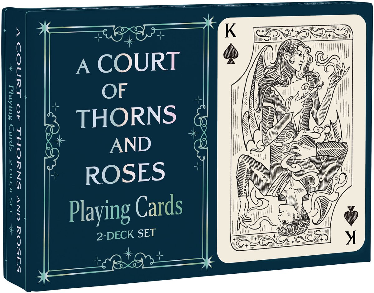 A Court Of Thorns And Roses Official Playing Card Set (night Court Inner Circle)
