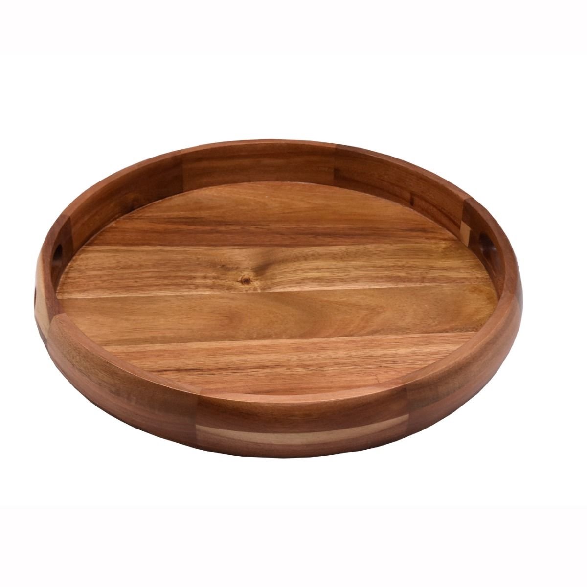Bricard Acacia Dienblad - Rond - Ø36,5X4,8cm - Japandi