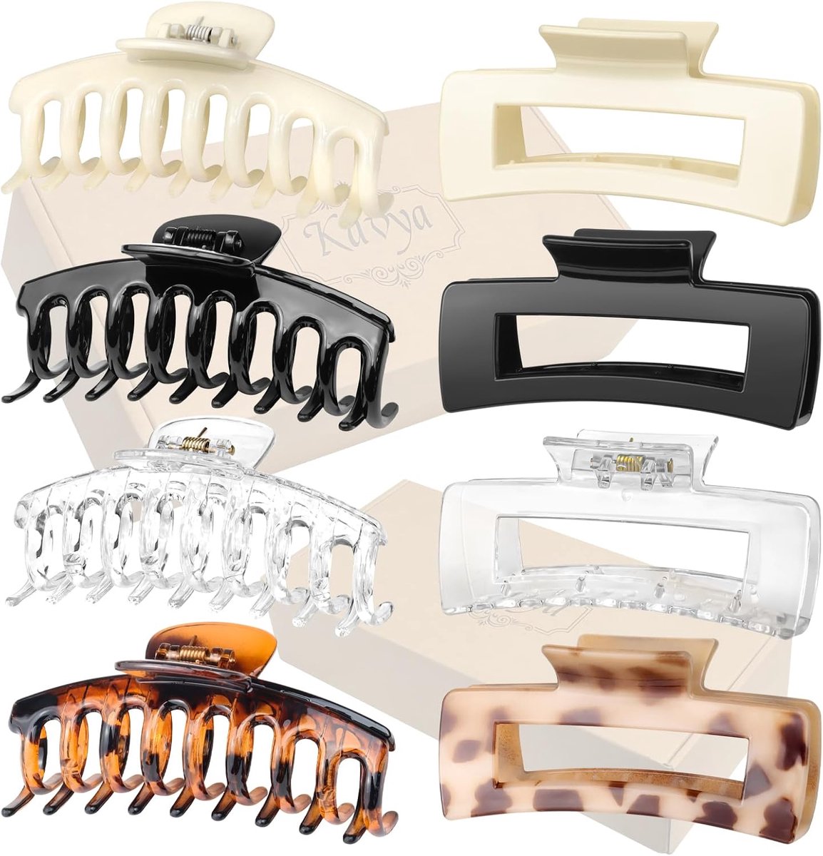 Hair Clips - 8 Pieces - Large Non-Slip Hair Pins voor Dikke Haar - Haar Styling Accessoires voor Vrouwen en Meisjes - 4.1 Inches