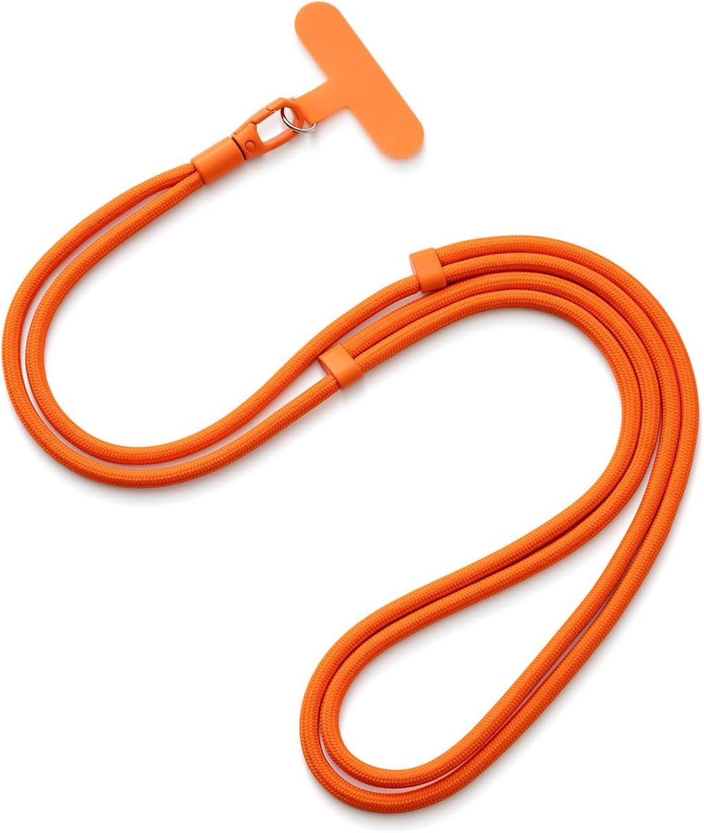 Universele Telefoonketting - Verstelbare Telefoonband - Oranje