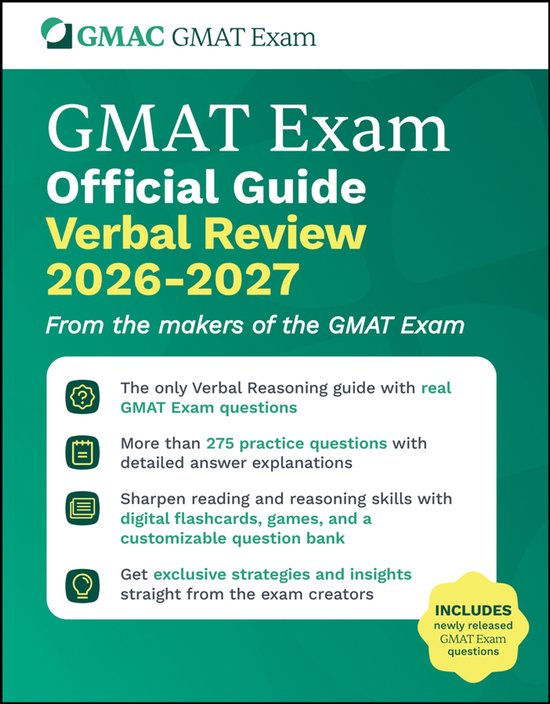 GMAT Official Guide Verbal Review 2026 - 2027 - cover