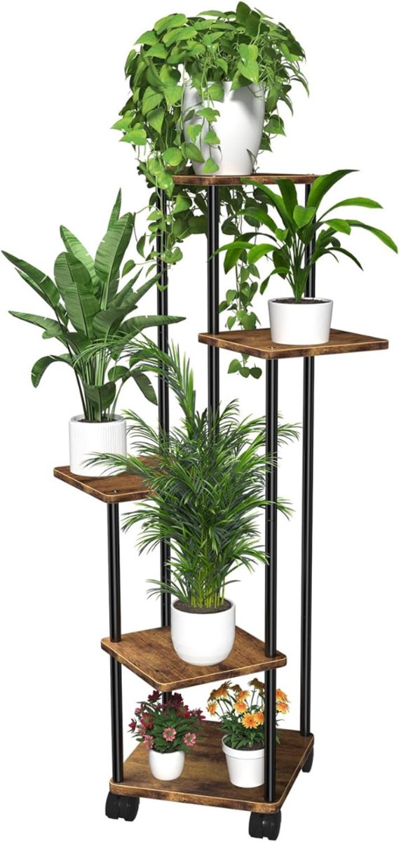 White-Label® Bloemenstandaard - Plantenrek - Bloemenrek - Plantentrap