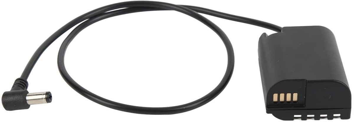 aladdien Dummy-batterij - Dummy-batterij voor Camera - Duurzaam en veilig - Geschikt voor S5 en GH6 - Premium-chip - Voor langdurig gebruik