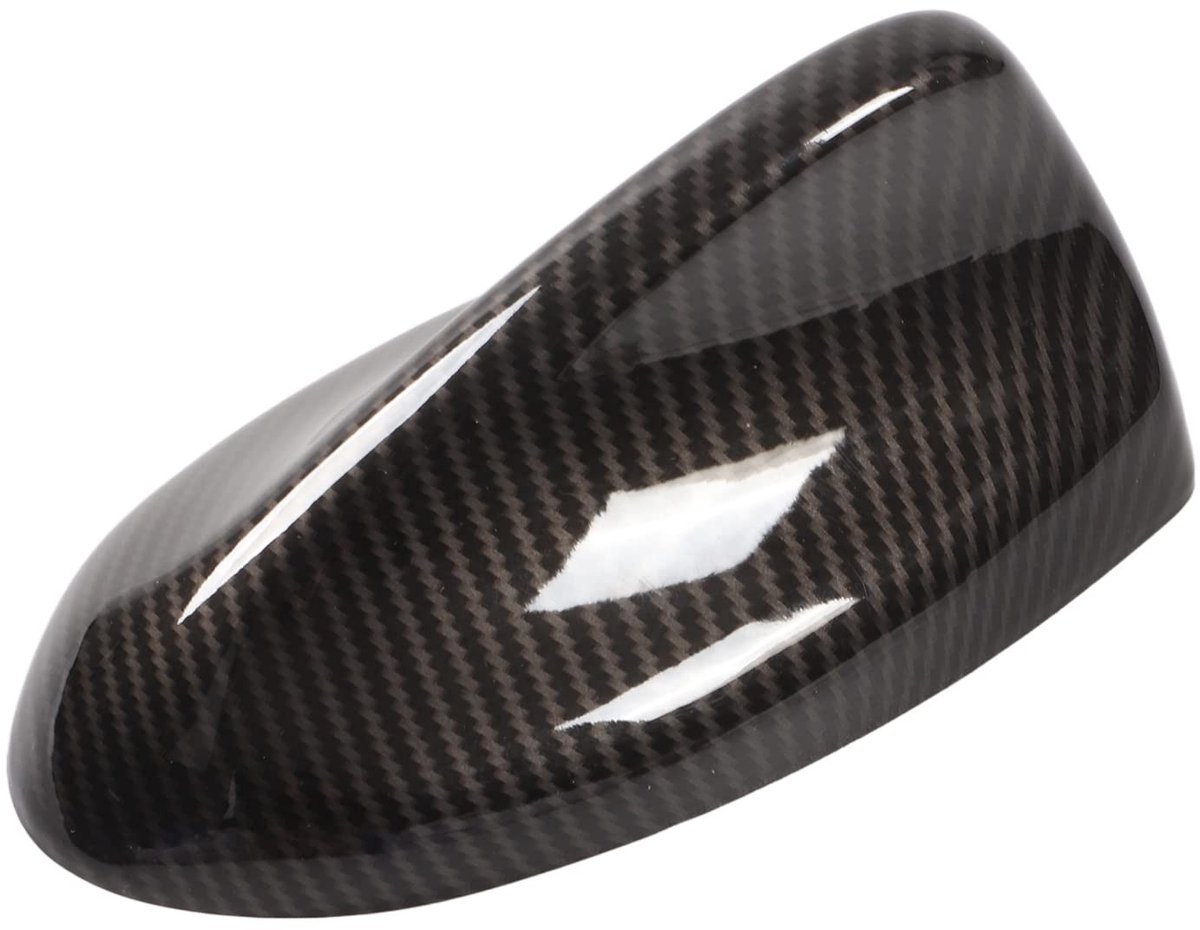 Golden crown - Antenne Cover - Haaienvin Vorm - Verbeterde Luchtweerstand - Koolstofvezel Stijl - Vervanging voor Alfa Romeo Giulia 952 2015+ - Geschi