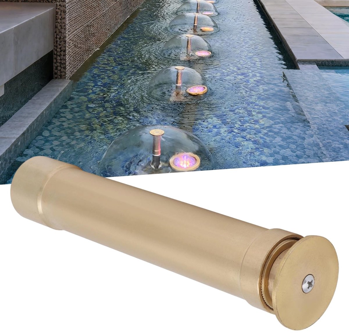 Dailygoods - Fonteinmondstuk - Verstelbare Messing - Paddestoel