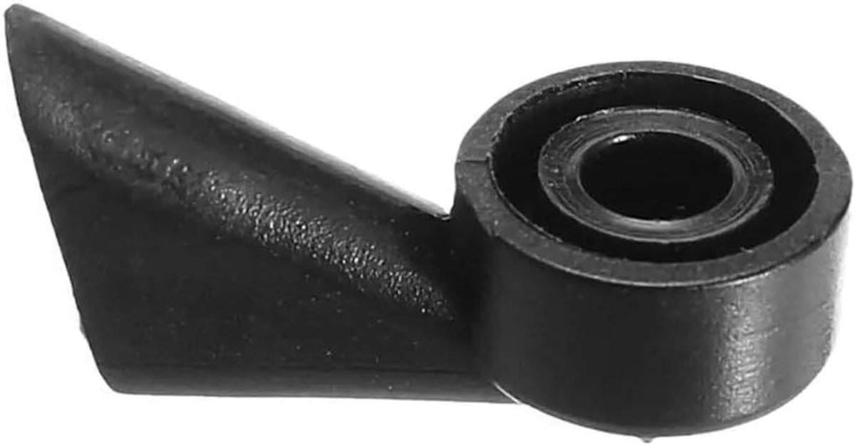 Ruitensproeier Mondstuk - Wissermondstuk Vervanging - Heldere Voorruit - Instelbare Sproeihoek - 7 gram - Zwart