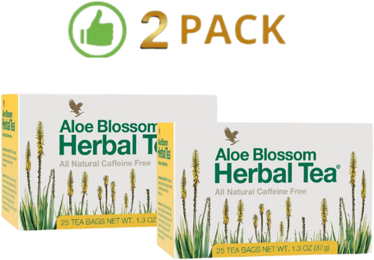 Aloe Blossom Herbal Tea, 2 pack, Voordeelbundel