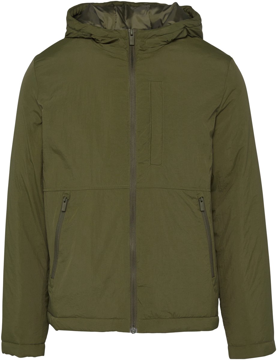 QS - male - Gewatteerd jack met capuchon