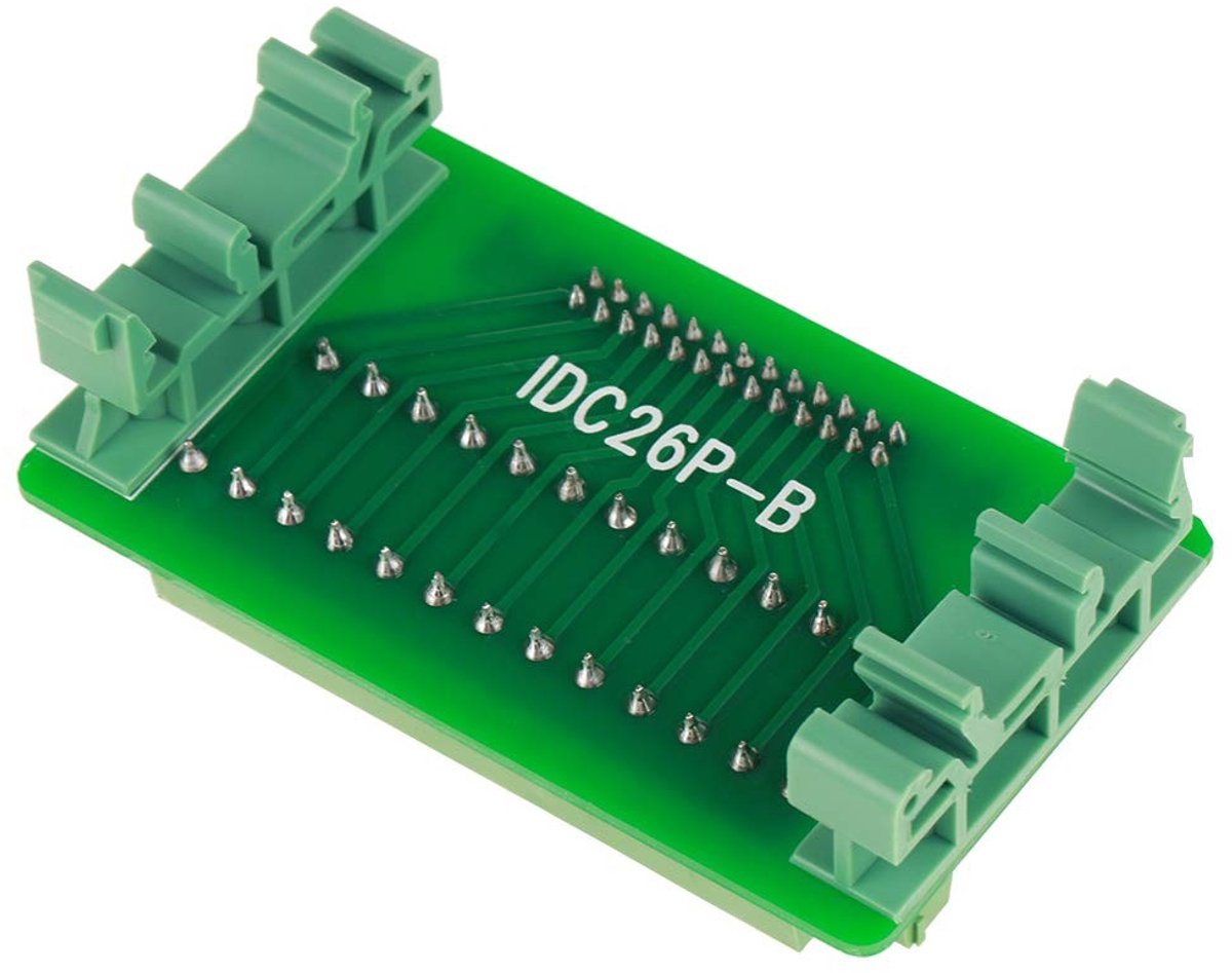 Store_8 - DIN-rail 26pin - Montage-interfacemodule - 5mm Rastermaat - Draad Lintkabel - Voor Elektronische Toepassingen - 26-polig