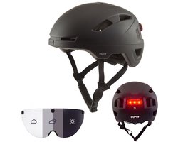 GO-OFF PILOT Fietshelm – automatisch vizier