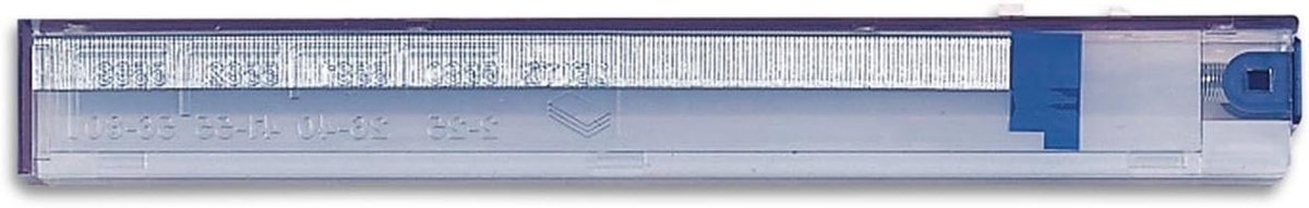 Stapel cartridges - Vullingen nietmachine - Papier binden - 2 tot 25 vellen - 1050 stuks - Blauw