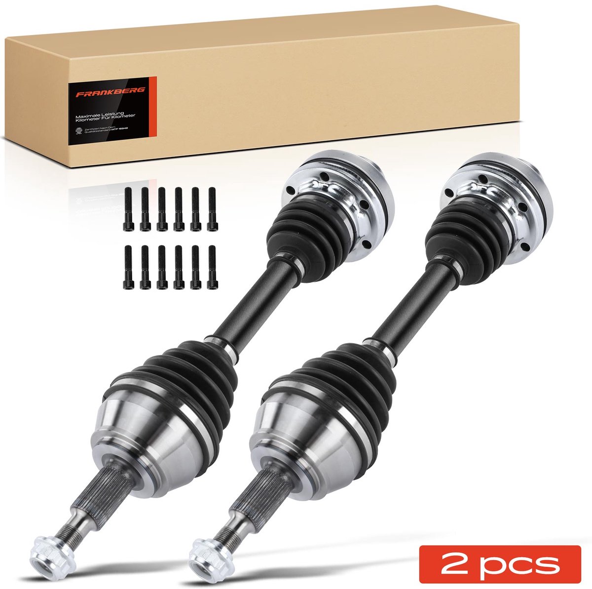 Frankberg 2x Aandrijfas Vooras voor VW Touareg 7L6 7L7 7LA