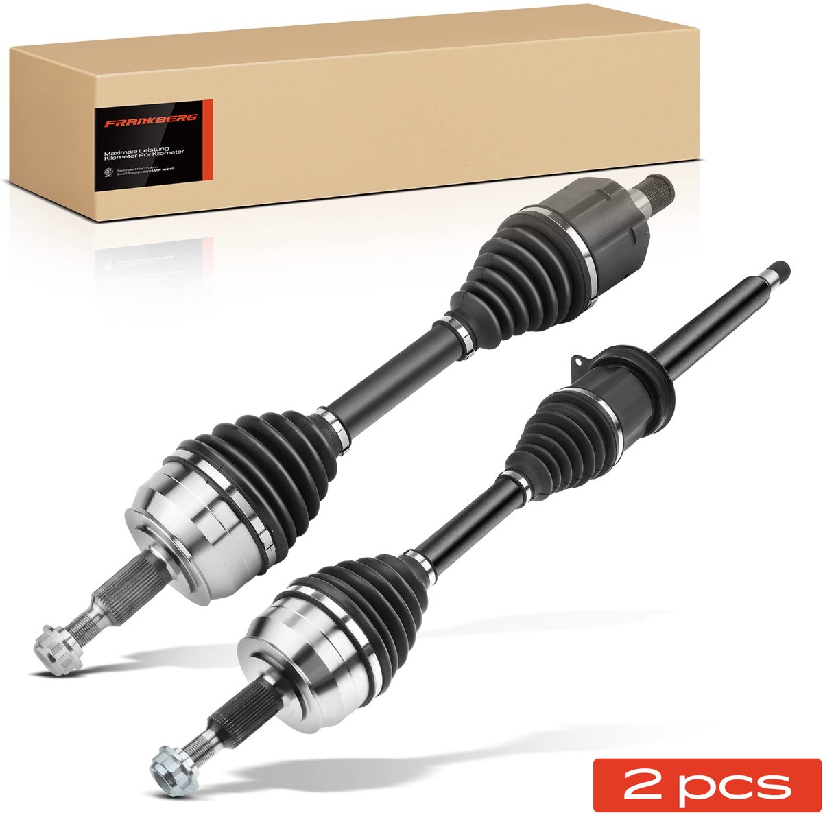 Frankberg 2x Aandrijfas Vooras voor VW Transporter V