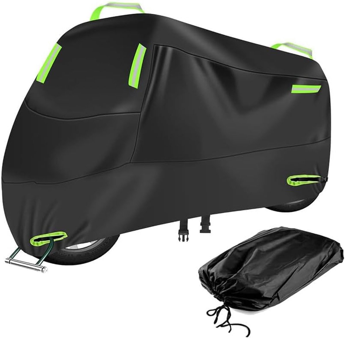 Opbergtas Hoezen -Scooterhoes / Motorhoes -Hoezen - waterdichte - voor motorfietsen -230*95*125cm - zwart