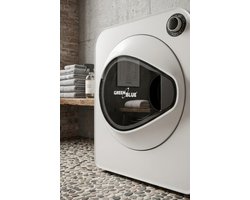 Wasdroger 3 kg – EcoDry - Wit - – EcoDry Compact 830W Luchtafvoerdroger, - Medahomestore
